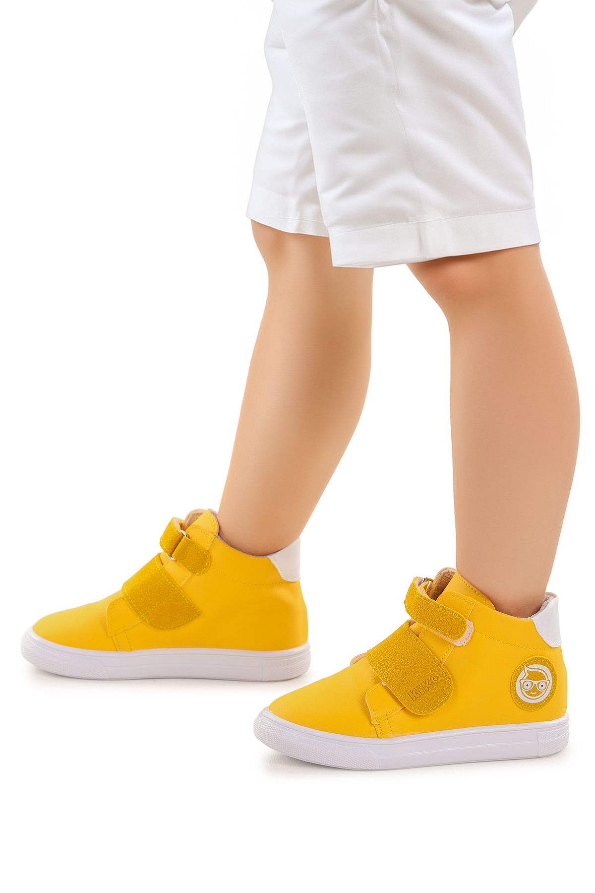 Coyote Cırtlı Erkek Bebek Günlük Bot Ayakkabı Sarı - Görsel 3