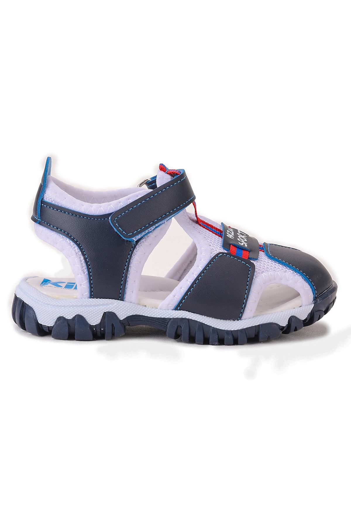 Erkek Bebek Sandalet Arz 2399 Lacivert - Beyaz - Kırmızı - Görsel 4