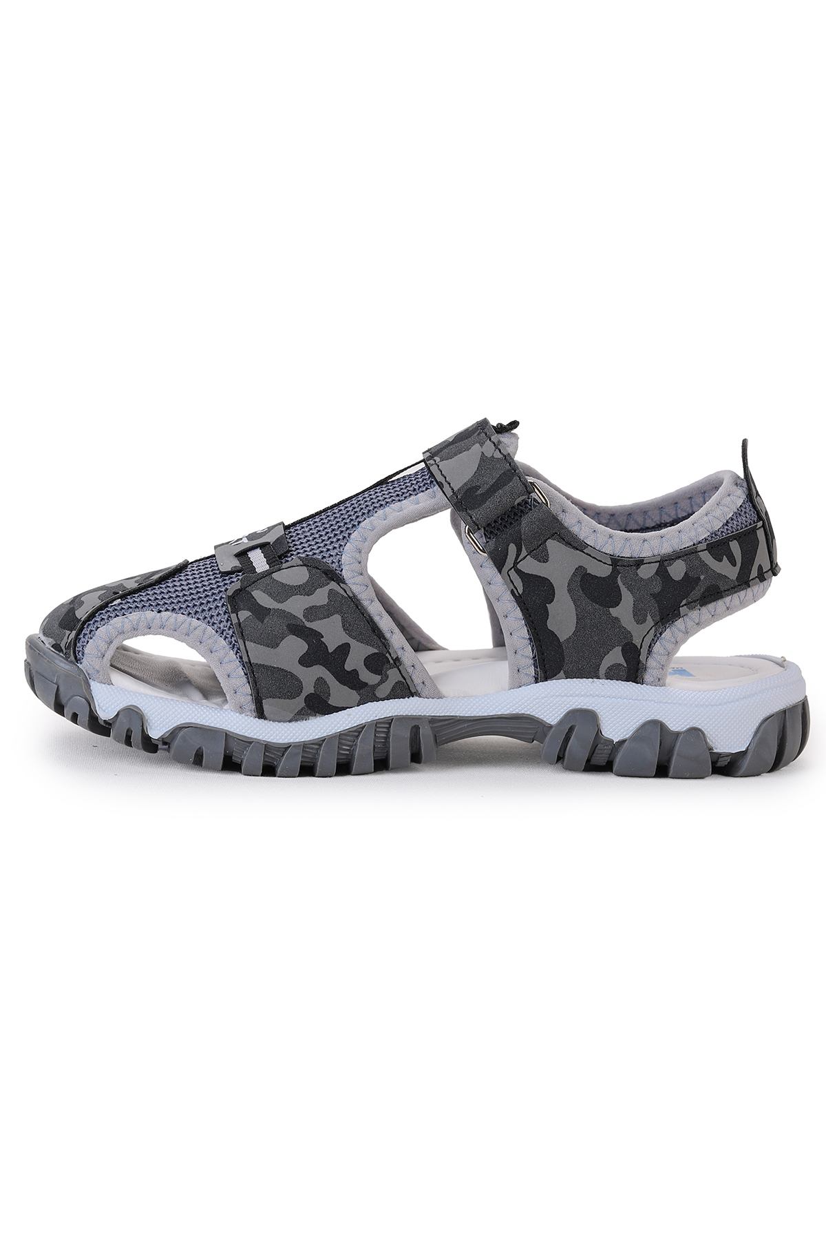 Erkek Çocuk Sandalet Arz 2399 Gri Kamuflaj - Görsel 5