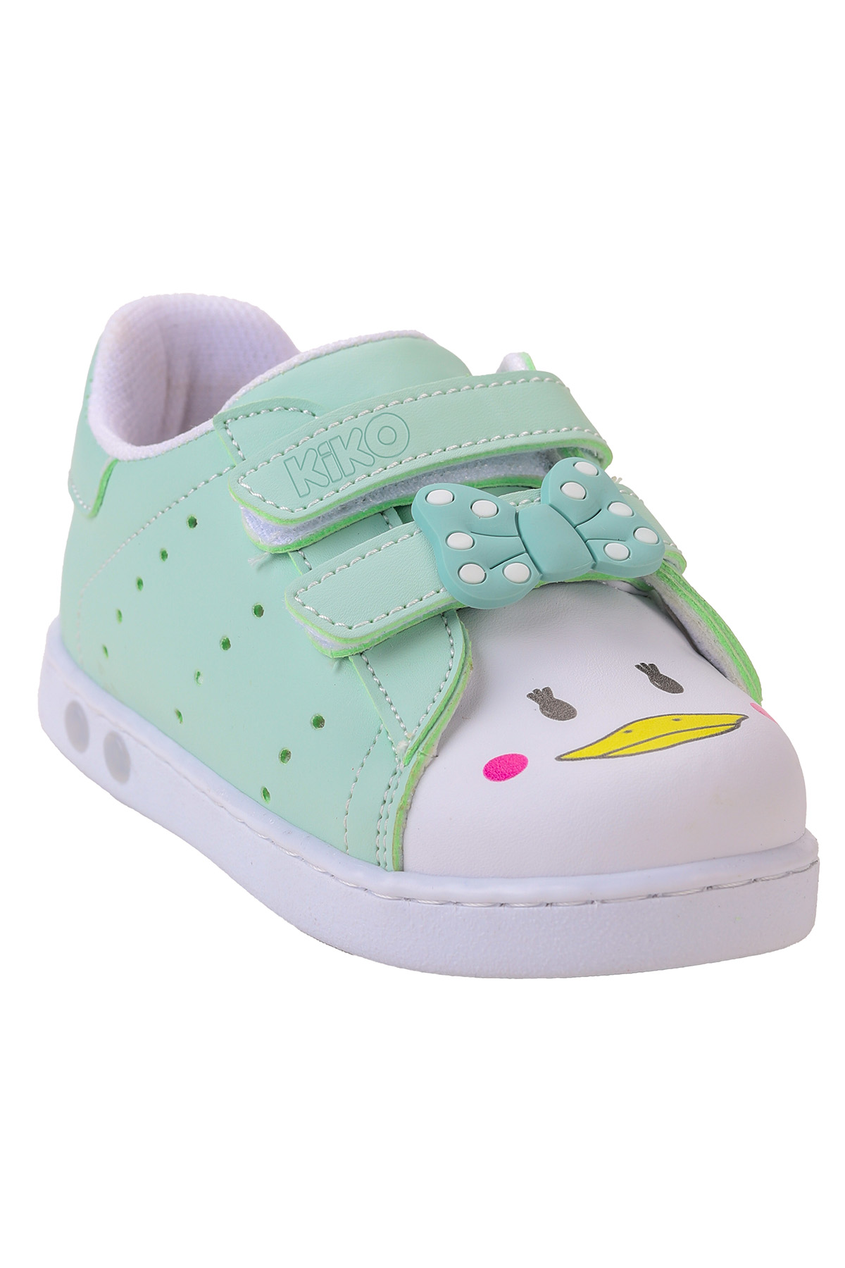 Bart Cırtlı Işıklı Kız Bebek Spor Ayakkabı Su Yeşili - Görsel 7