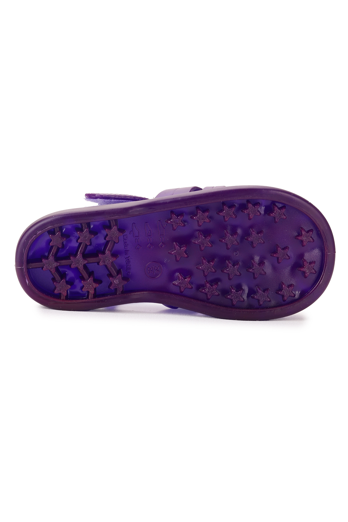 Fina Günlük Deniz Havuz Plaj Kız Çocuk Sandalet Ayakkabı Mor - Görsel 7