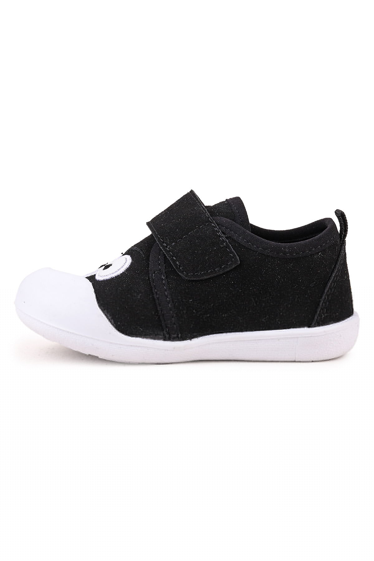 Cookie Cırtlı Erkek Bebek İlk Adım Panduf Ayakkabı Siyah - Görsel 8