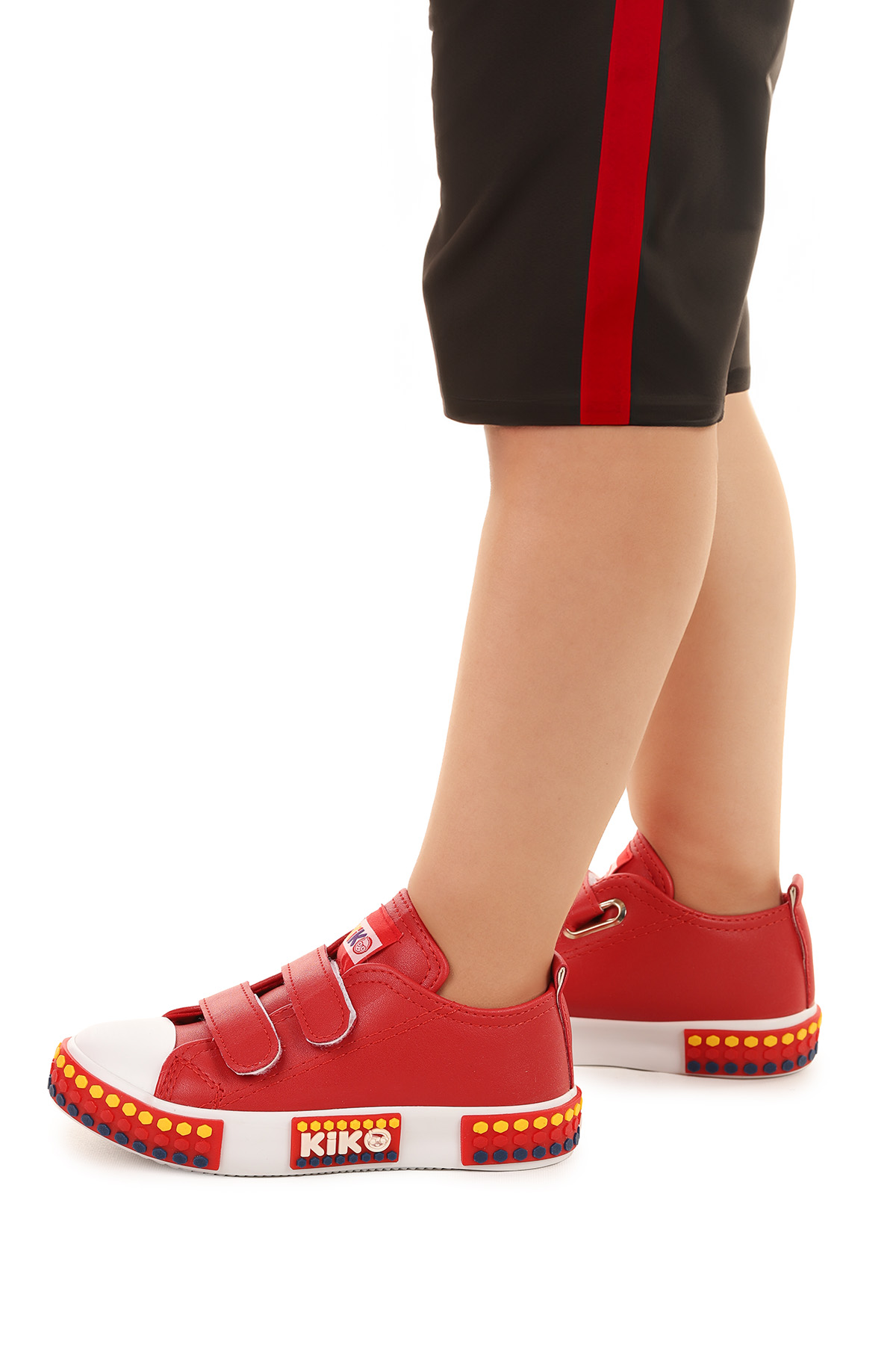 Kach Cırtlı Kız Çocuk Günlük Spor Ayakkabı Kırmızı - Görsel 3