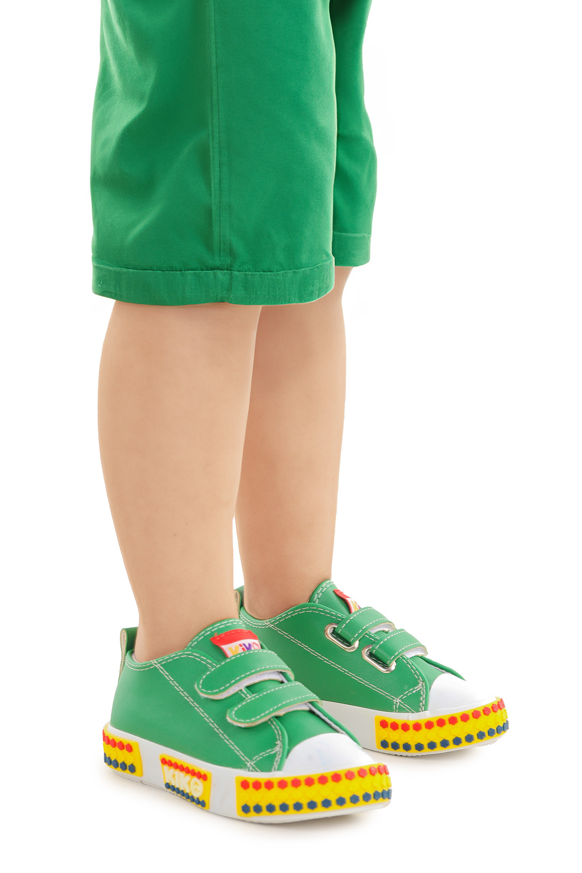 Kach Cırtlı Erkek Bebek Günlük Spor Ayakkabı Yeşil - Görsel 3