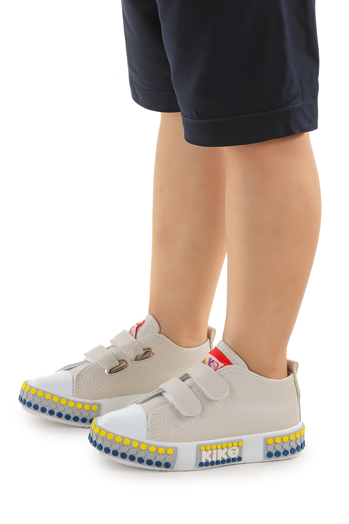 Kach Cırtlı Erkek Bebek Günlük Spor Ayakkabı Gri - Görsel 3