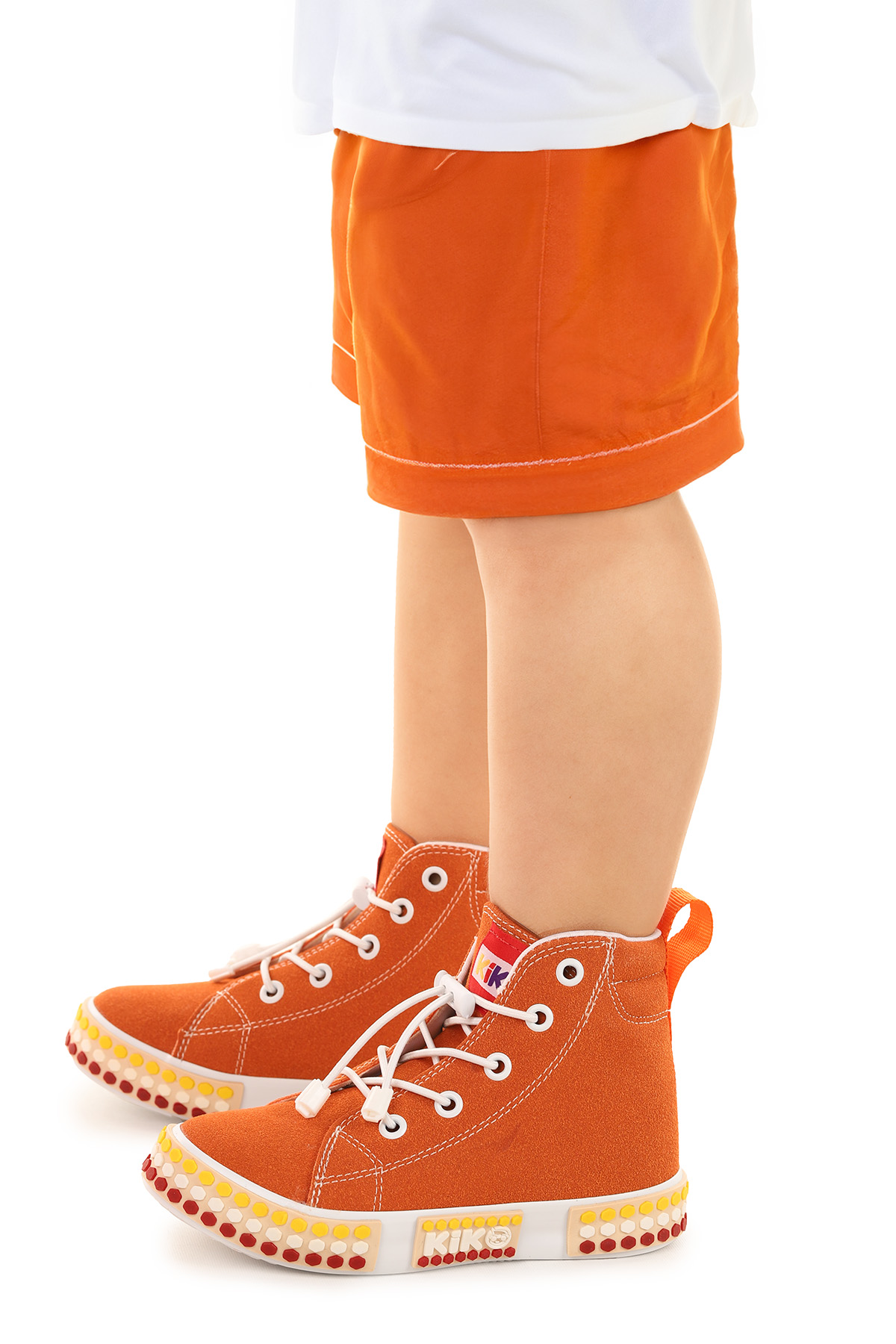 Gamel Günlük Lastikli Erkek Çocuk Bot Ayakkabı Turuncu - Görsel 3