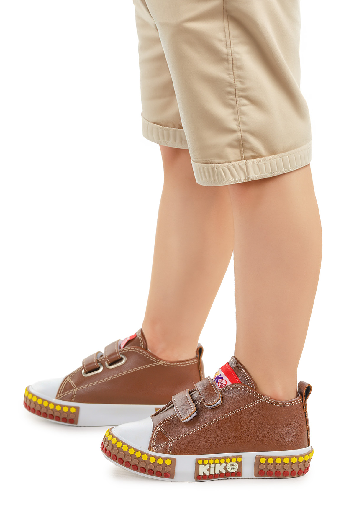 Kach Cırtlı Erkek Bebek Günlük Spor Ayakkabı Kahverengi - Görsel 3