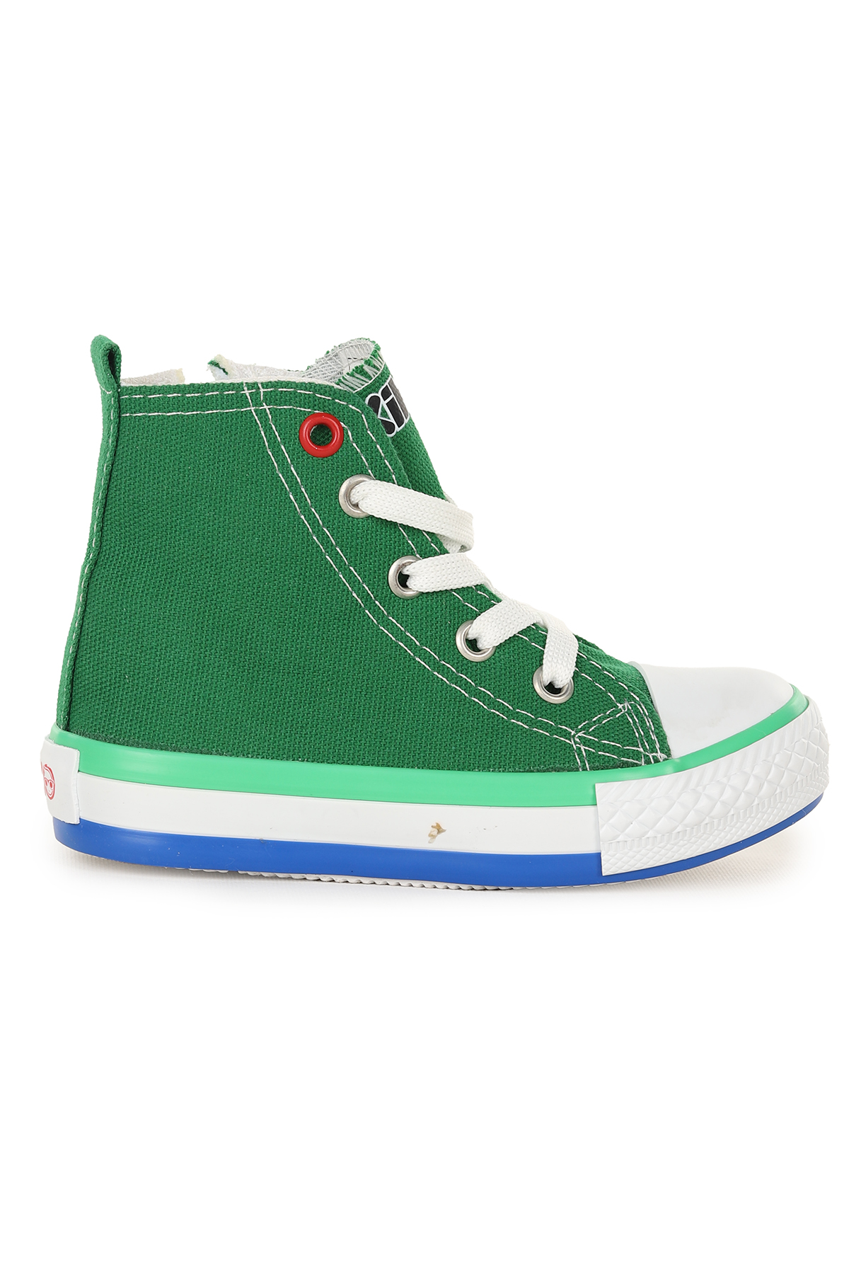 Tinna Bağcıklı Erkek Bebek Boğazlı Keten Spor Ayakkabı Yeşil - Görsel 4