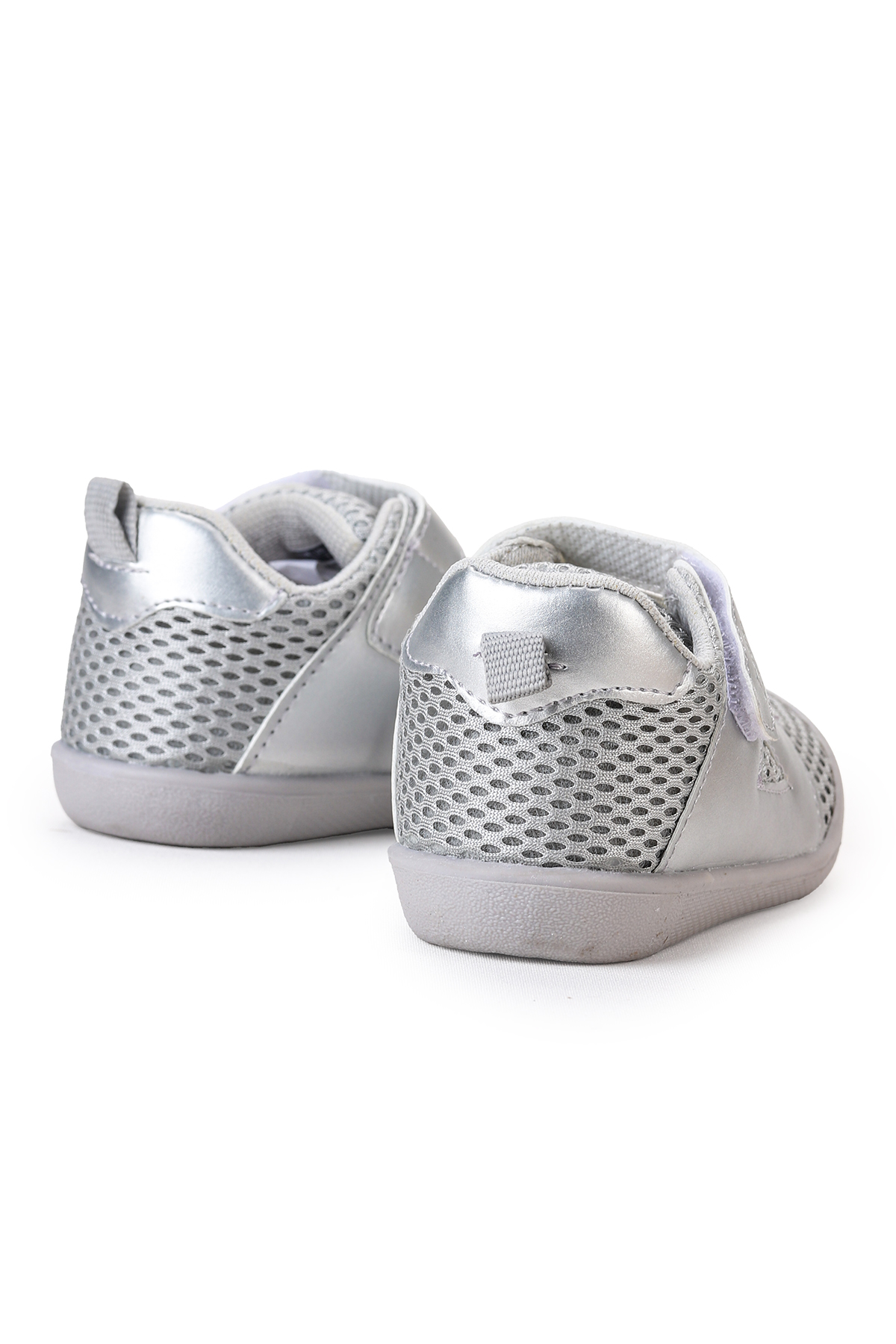 Welti Cırtlı Erkek Bebek İlk Adım Panduf Ayakkabı Gri - Görsel 7