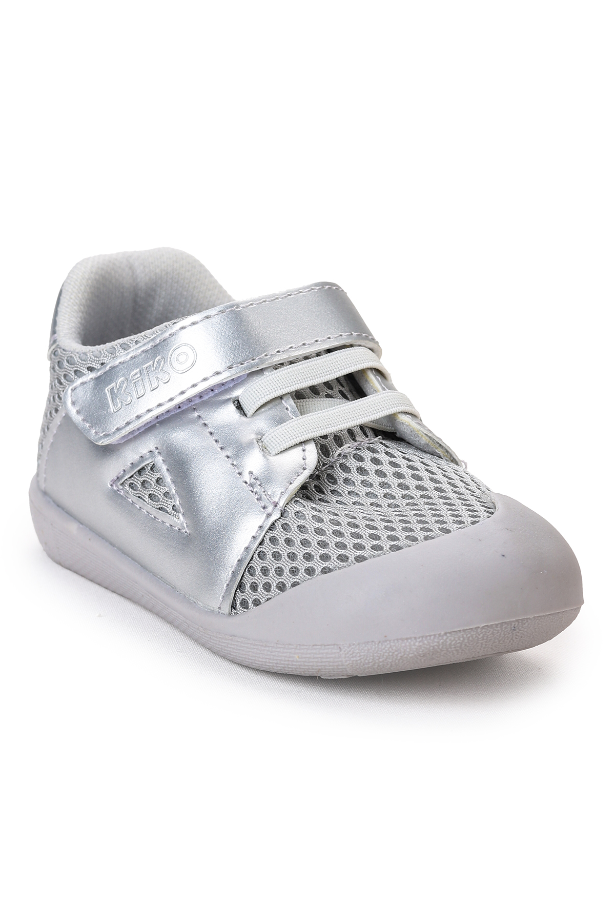 Welti Cırtlı Erkek Bebek İlk Adım Panduf Ayakkabı Gri - Görsel 8