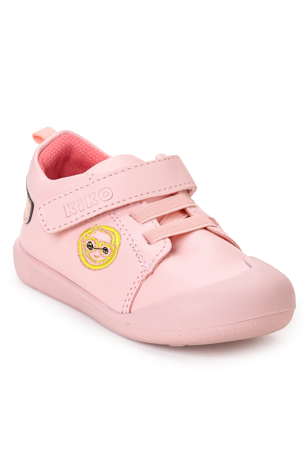 Smile Cırtlı Kız Bebek İlk Adım Panduf Ayakkabı Pudra - Görsel 8