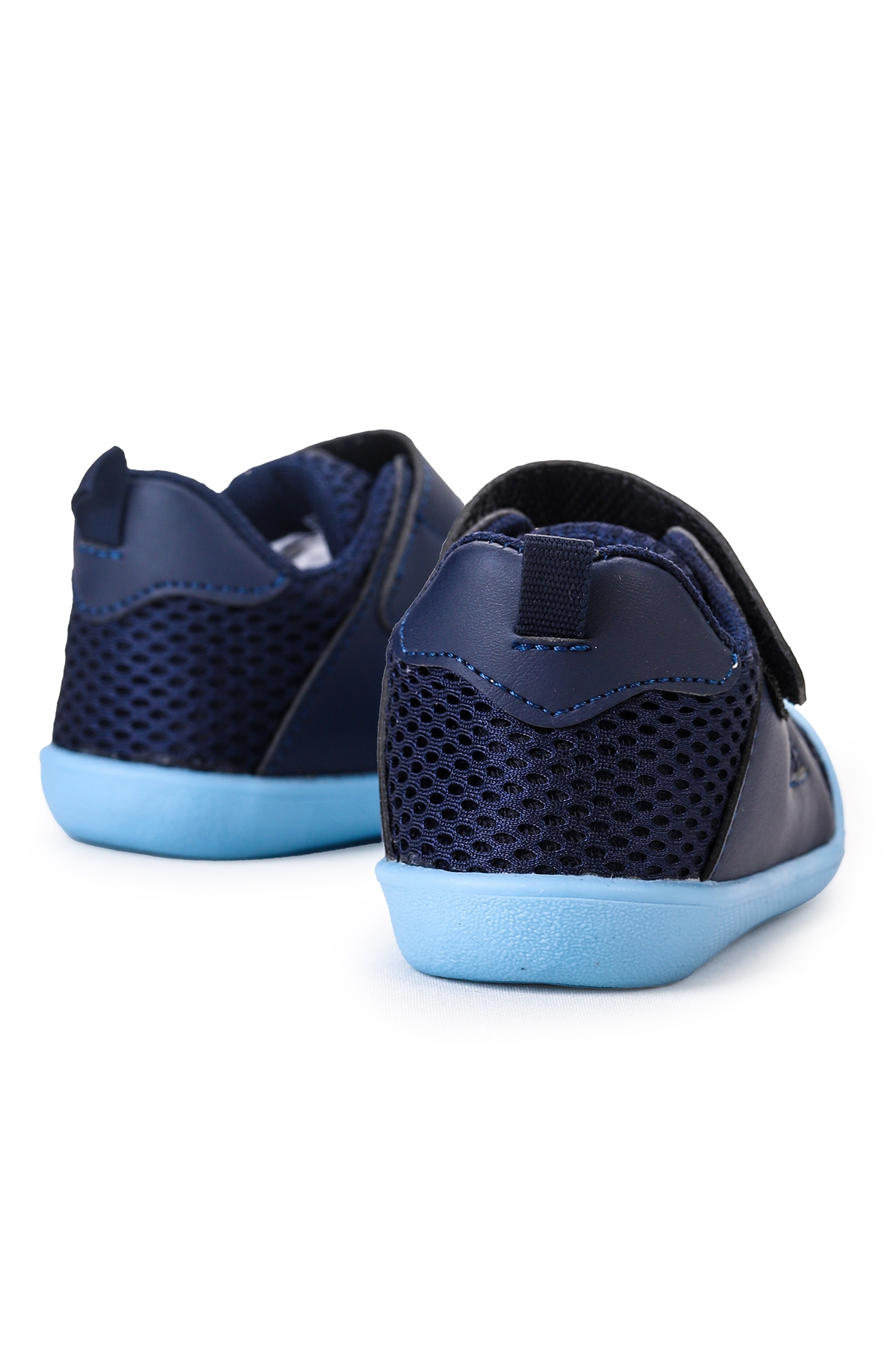 Puppies Cırtlı Erkek Bebek İlk Adım Panduf Ayakkabı Lacivert - Görsel 7
