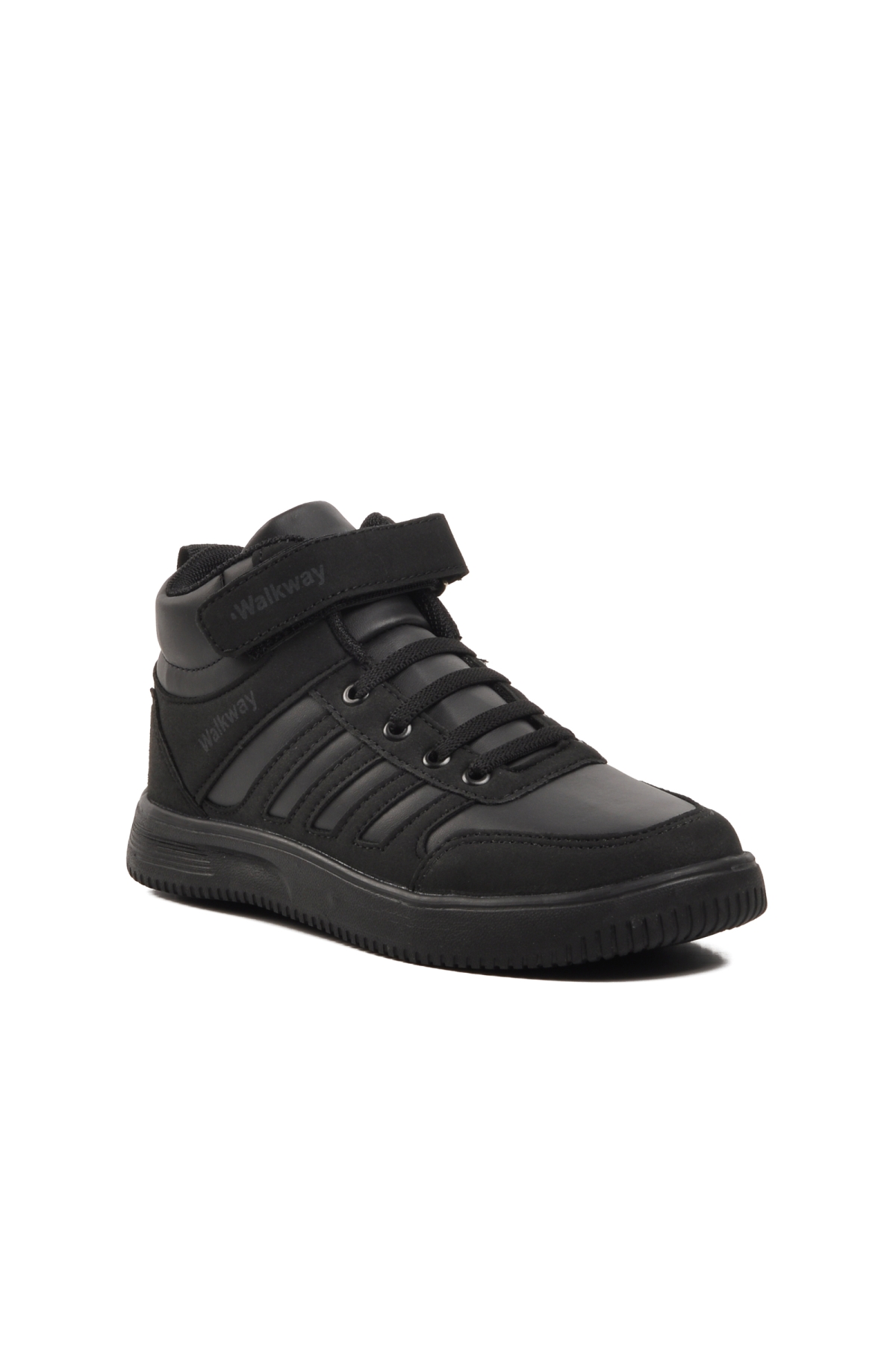 Mely Hi-F Siyah-Füme Cırtlı Çocuk Hi Sneaker - Görsel 4