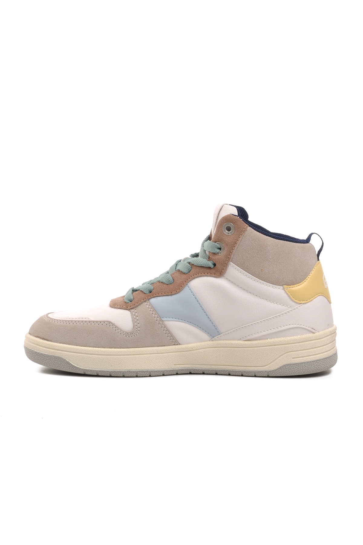 Gp-1029 Beyaz-Gri Unisex Hi Sneaker - Görsel 3