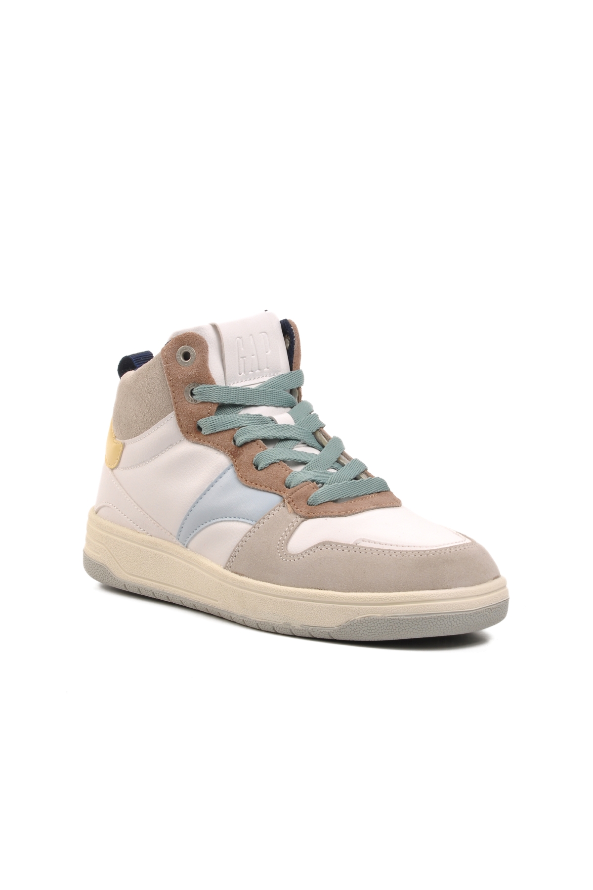 Gp-1029 Beyaz-Gri Unisex Hi Sneaker - Görsel 4