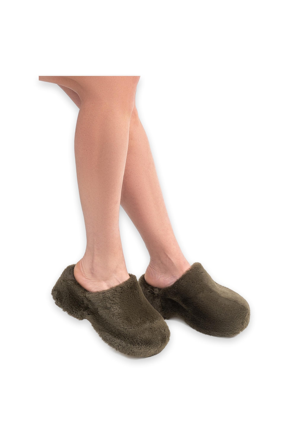 Twigy Aa0083A-Z Lilo Haki Kadın Terlik - Görsel 2