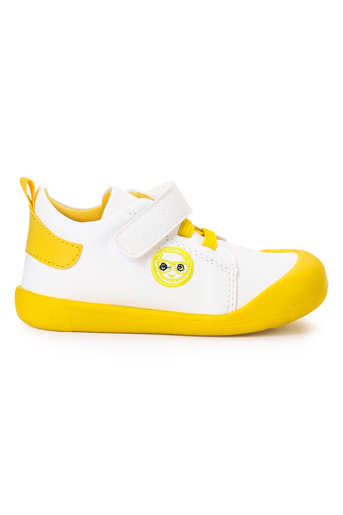 Smile Cırtlı Erkek Bebek İlk Adım Ortopedik Günlük Ayakkabı Sarı - Görsel 2