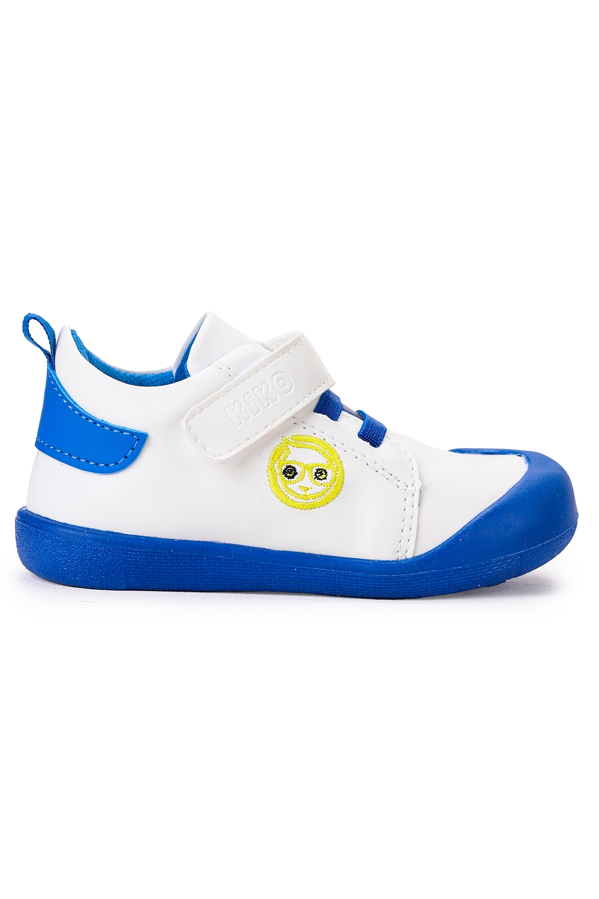 Smile Cırtlı Erkek Bebek İlk Adım Ortopedik Günlük Ayakkabı Saks Mavi - Görsel 2