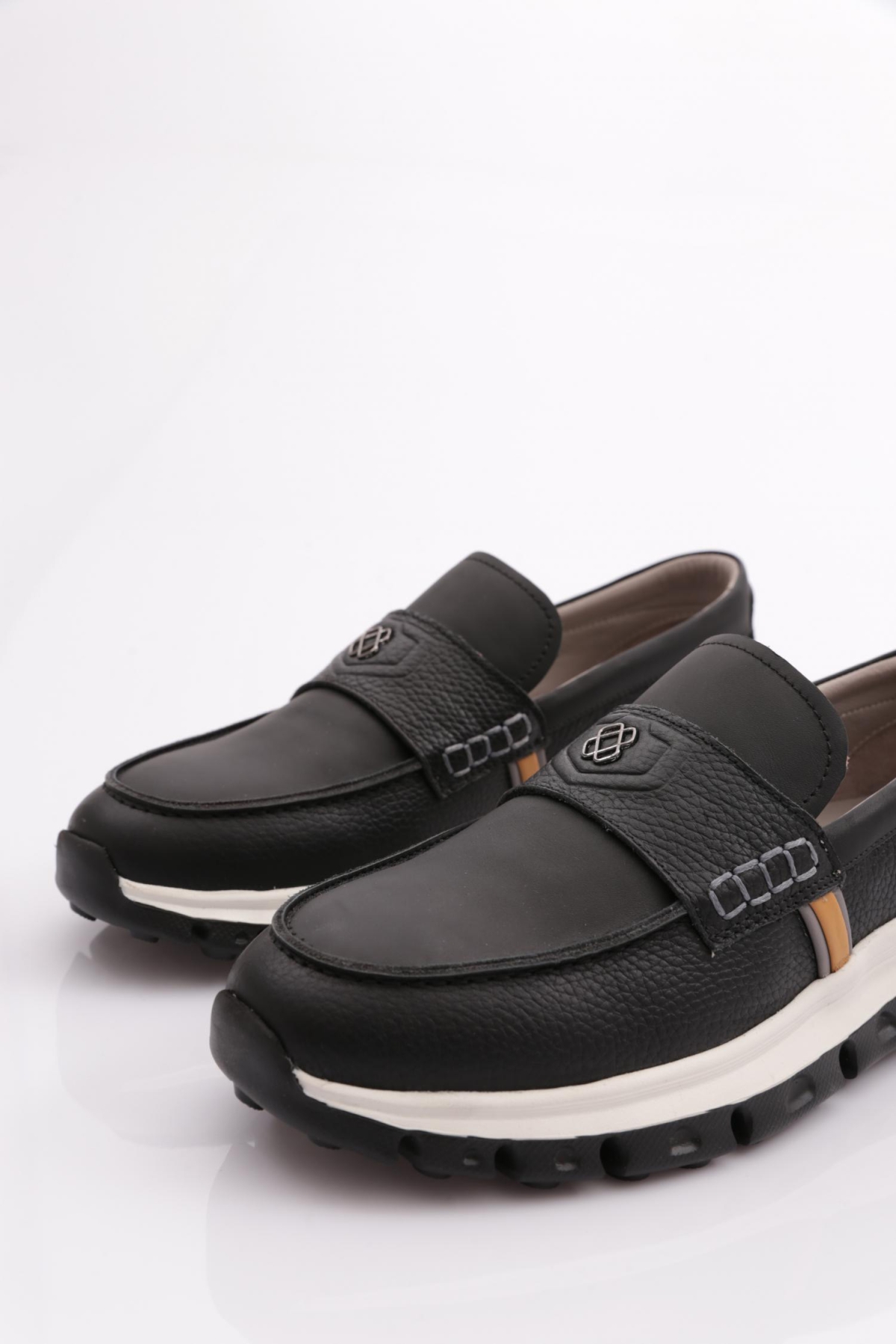 5857 Erkek Üstü Şeritli Comfort Ayakkabi - Görsel 5