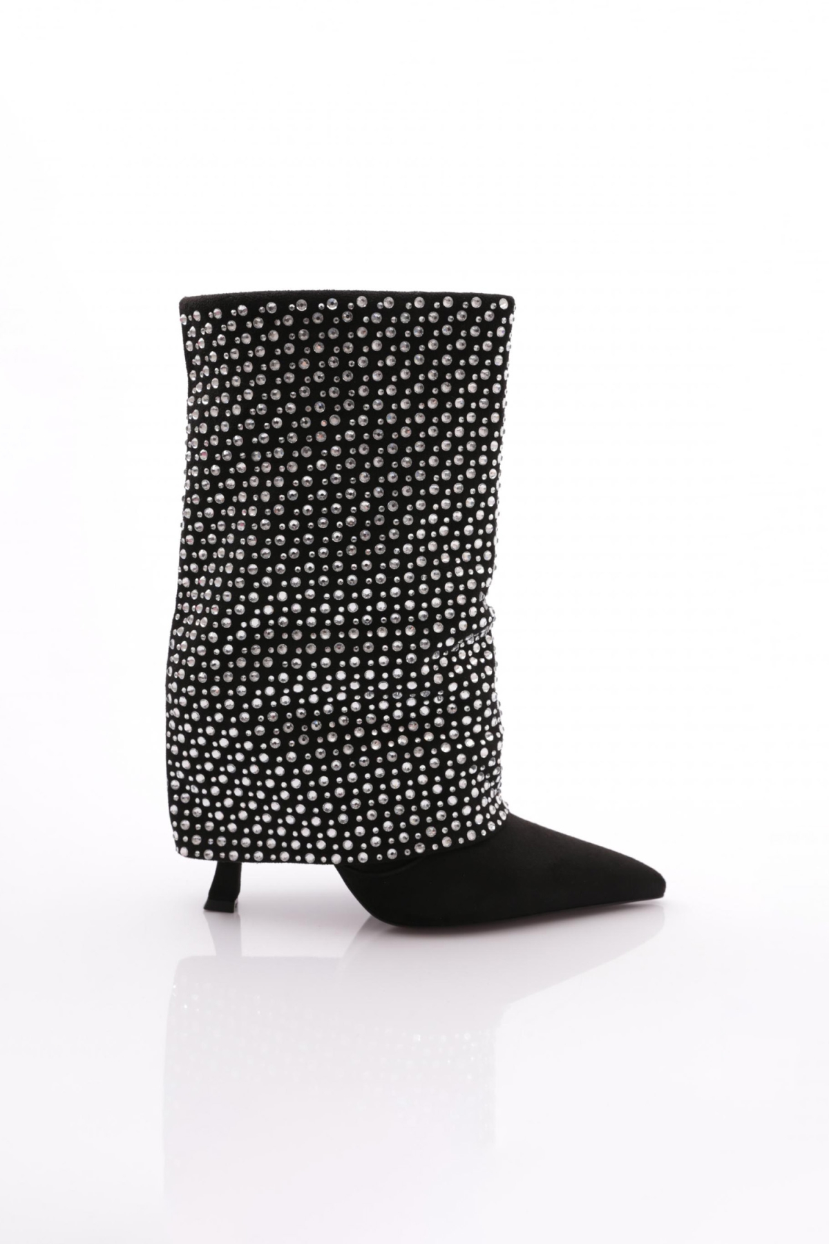 2128 Kadin Taşli Topuklu Bot - Görsel 2