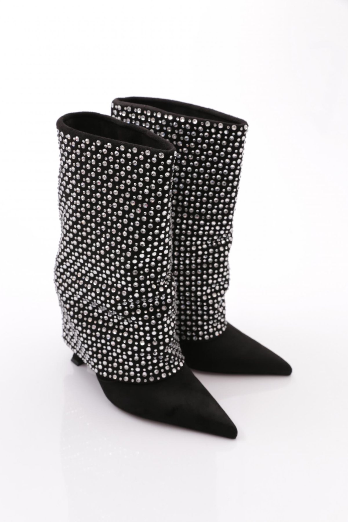 2128 Kadin Taşli Topuklu Bot - Görsel 3