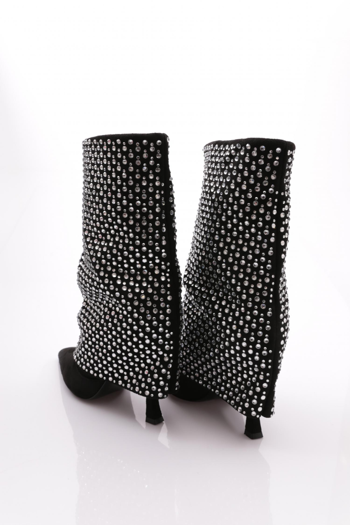 2128 Kadin Taşli Topuklu Bot - Görsel 4