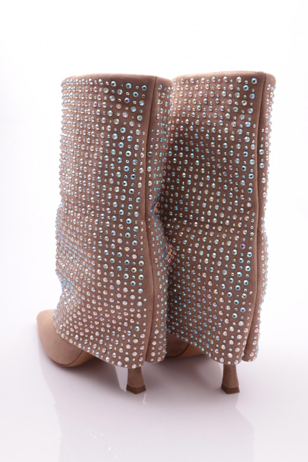 2128 Kadin Taşli Topuklu Bot - Görsel 4