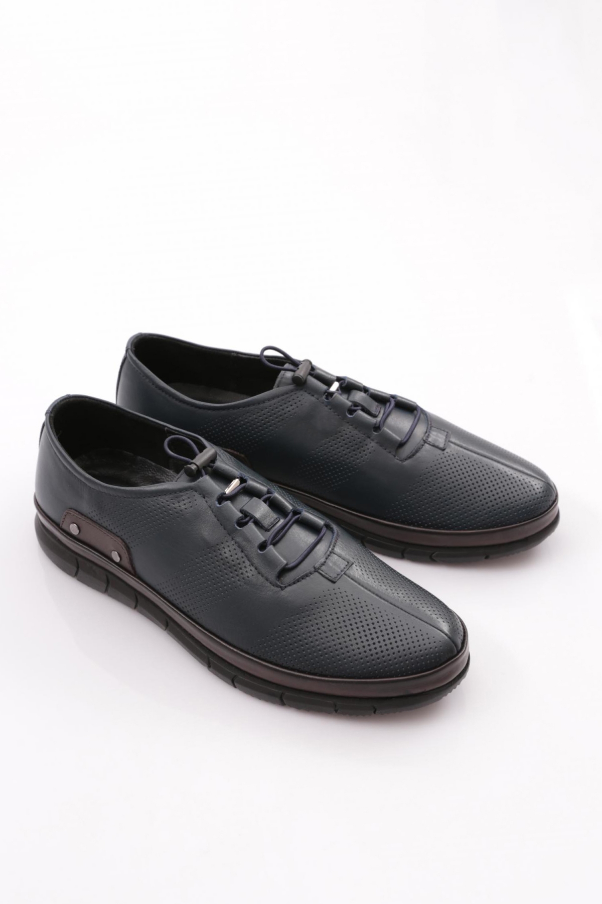 6022 Erkek Lastik Bağcikli Sneaker Ayakkabi - Görsel 3