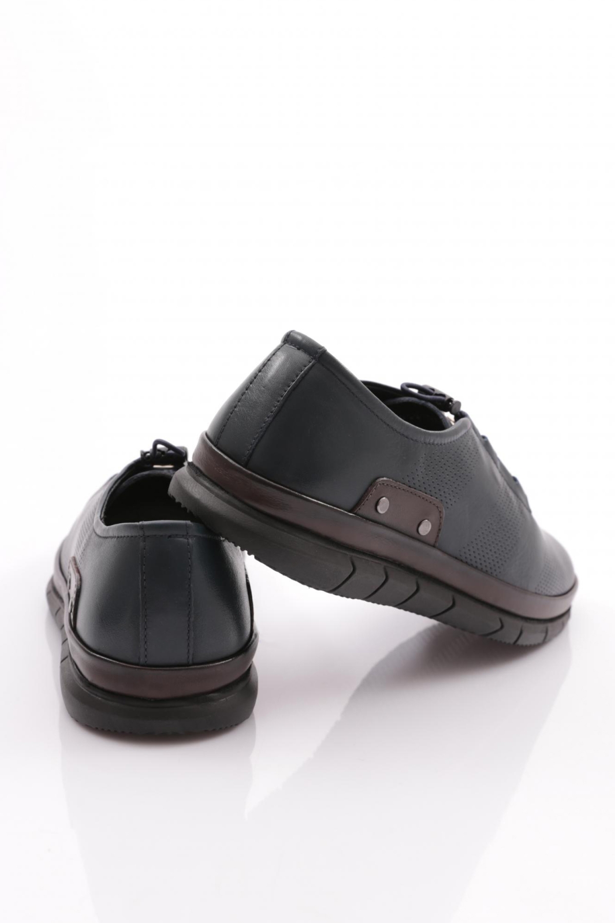 6022 Erkek Lastik Bağcikli Sneaker Ayakkabi - Görsel 4