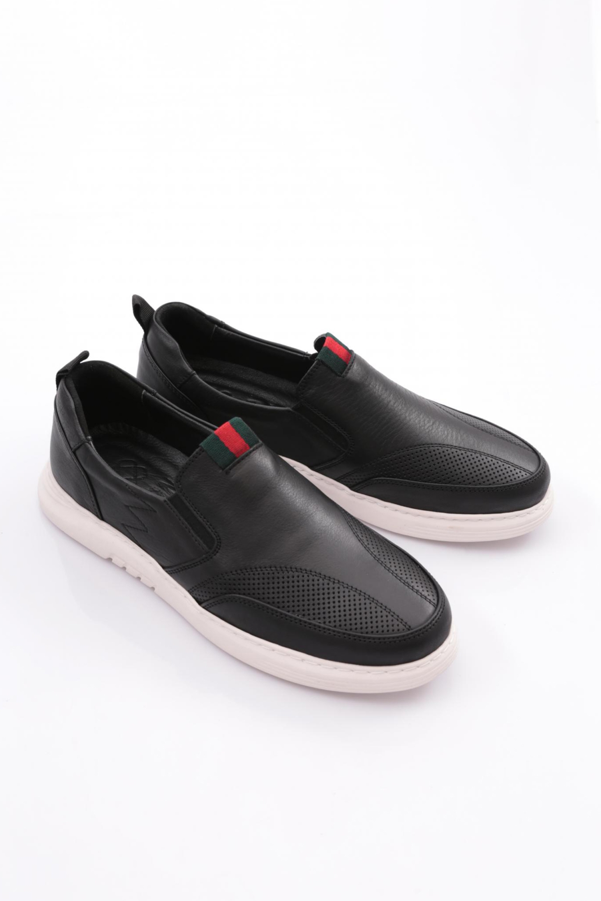 6151 Erkek Yani Lastikli Sneaker Ayakkabi - Görsel 3