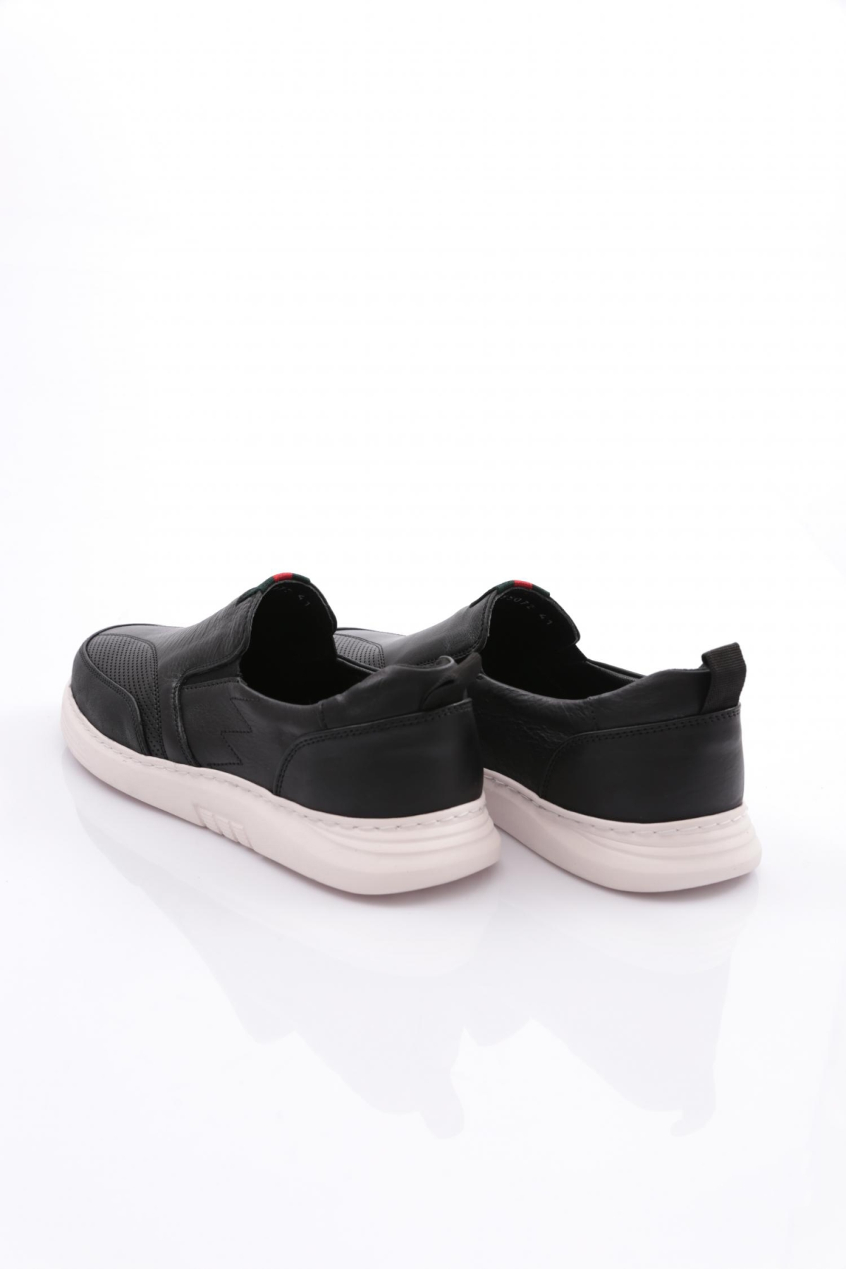 6151 Erkek Yani Lastikli Sneaker Ayakkabi - Görsel 4