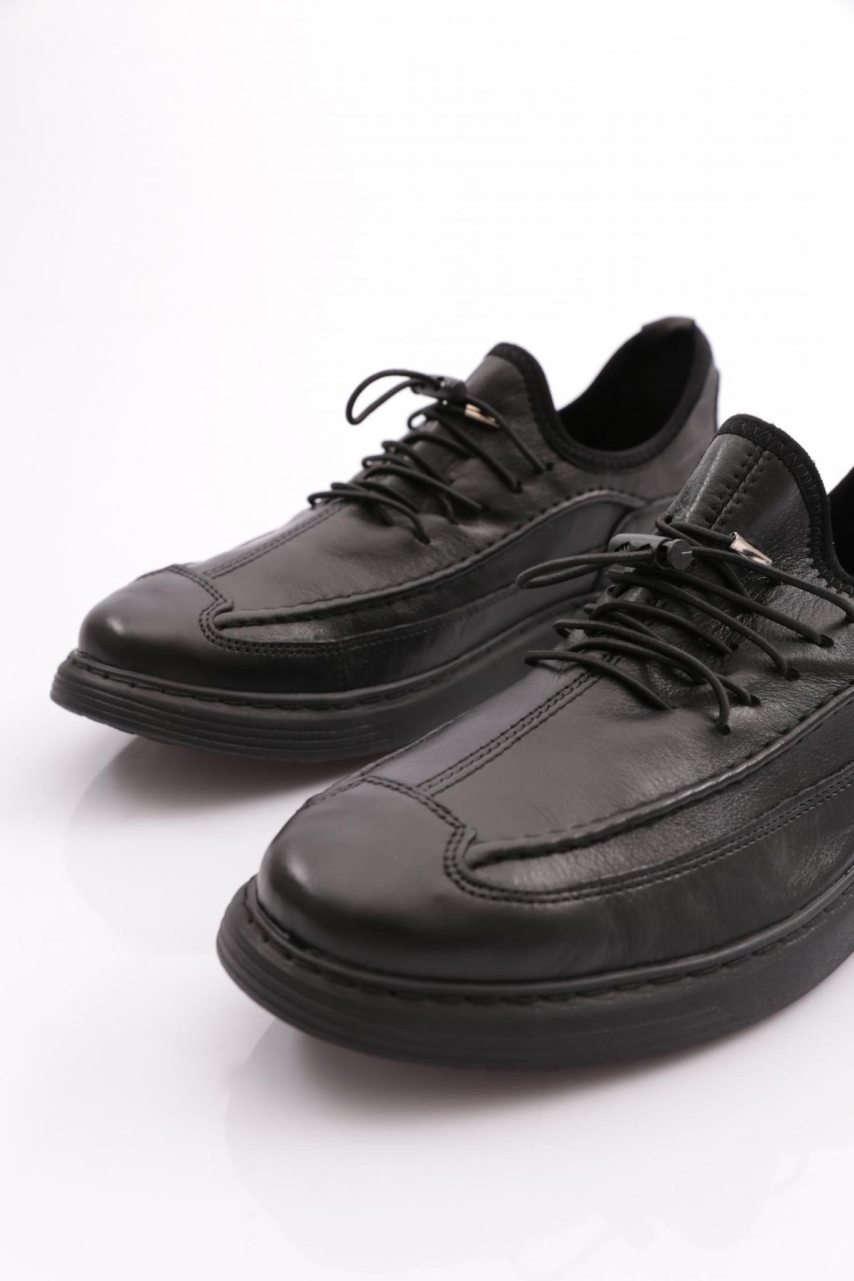 6156 Erkek Lastik Bağcikli Sneaker Ayakkabi - Görsel 5