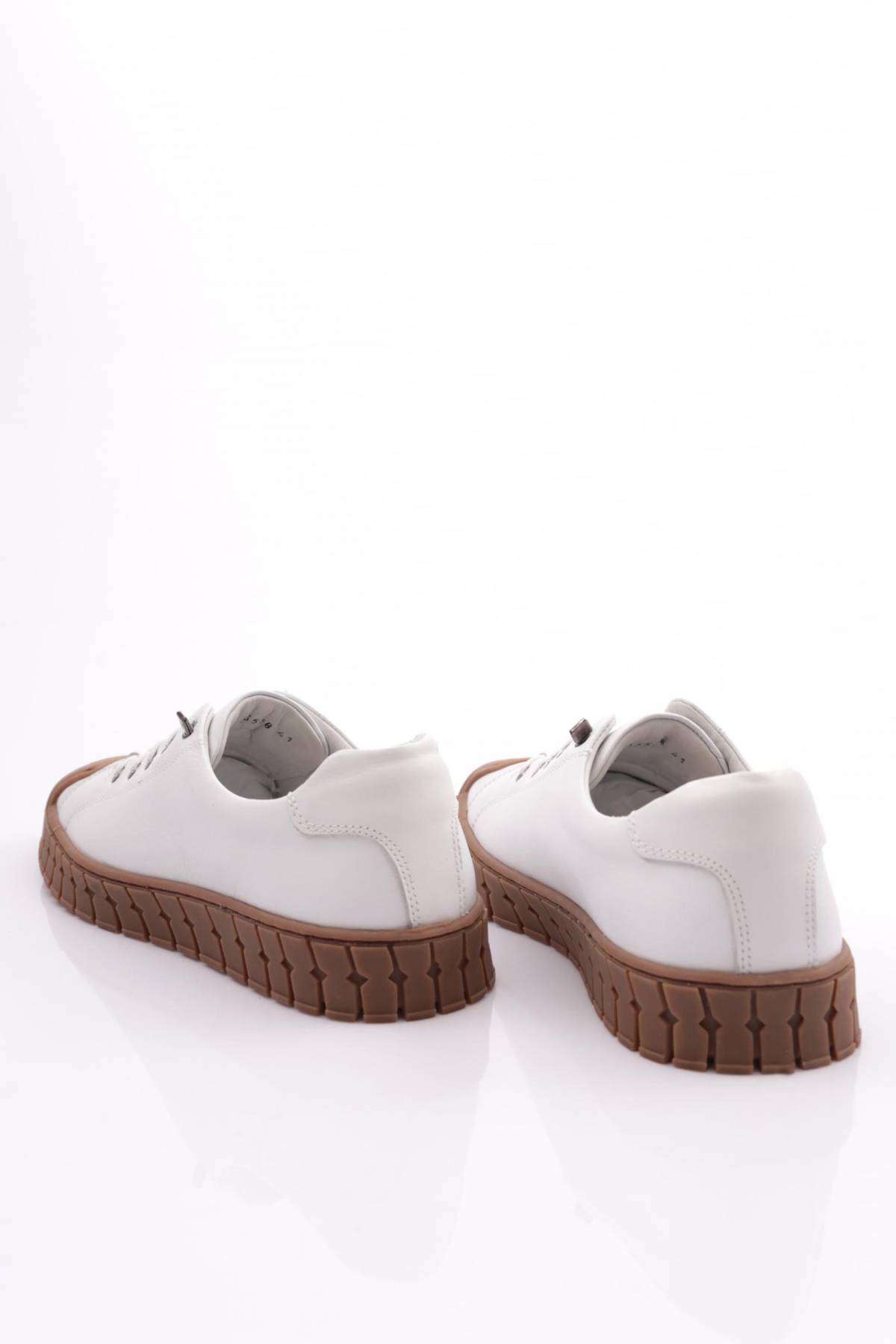 9870 Erkek Kapali Bağcikli Sneaker Ayakkabi - Görsel 4