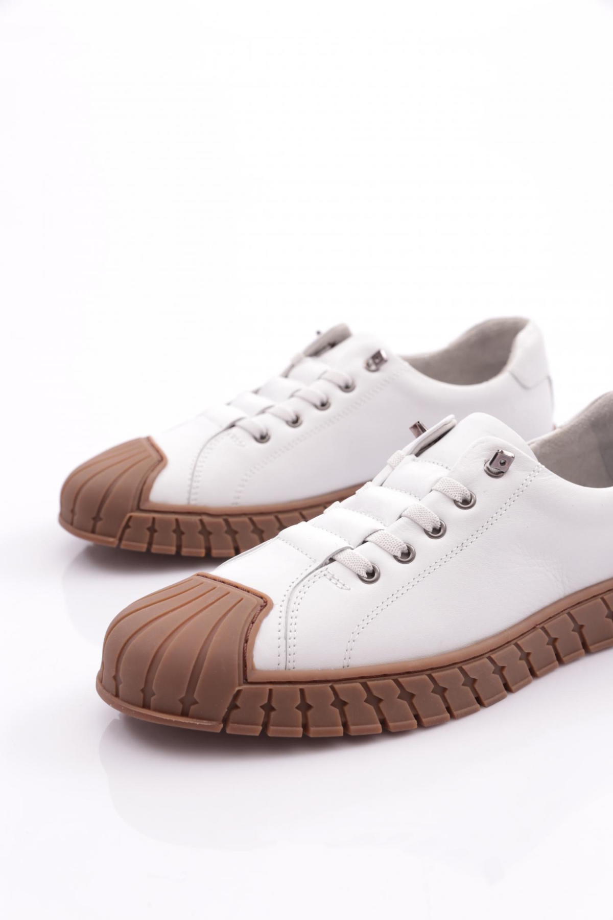 9870 Erkek Kapali Bağcikli Sneaker Ayakkabi - Görsel 5