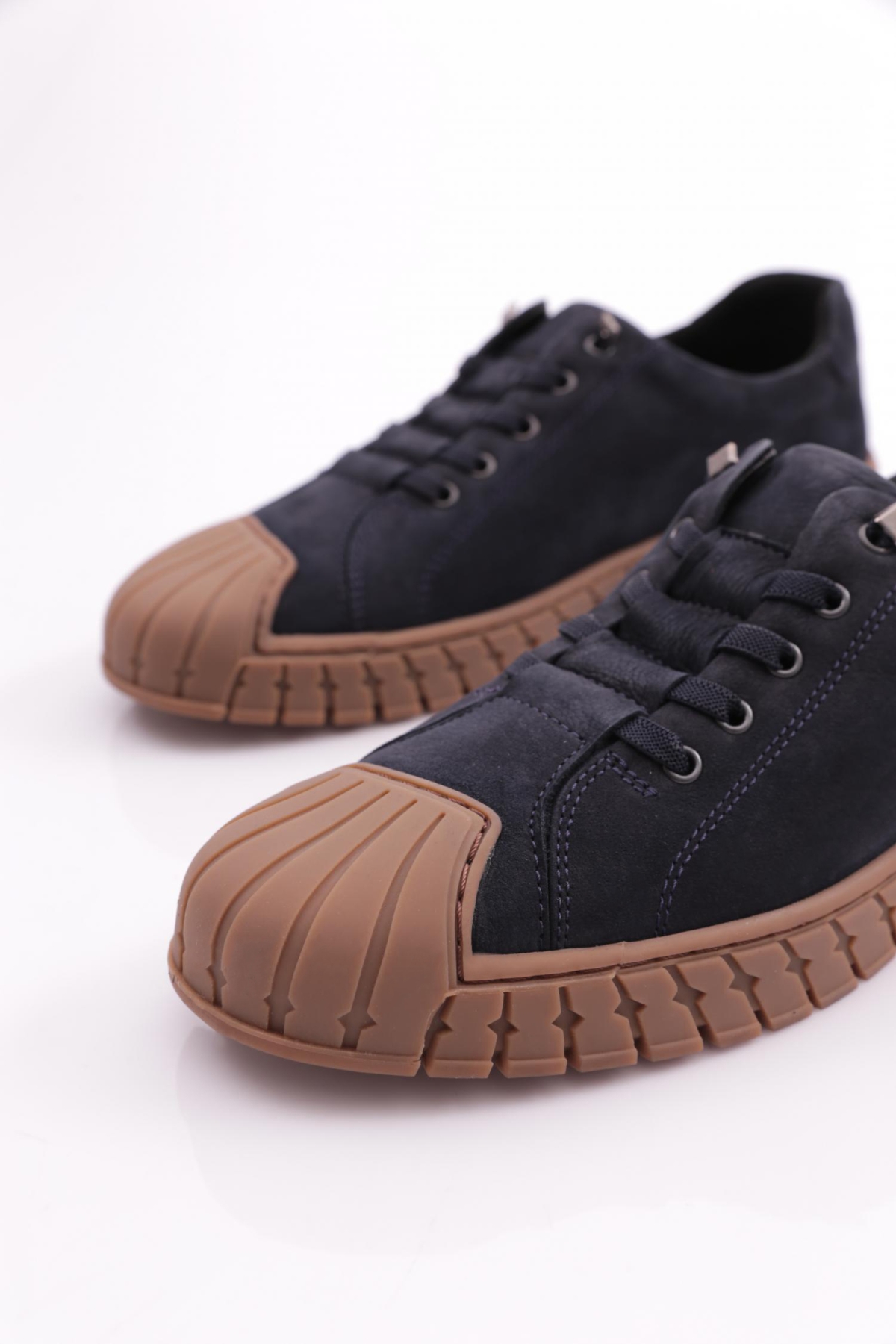 9870 Erkek Kapali Bağcikli Sneaker Ayakkabi - Görsel 5