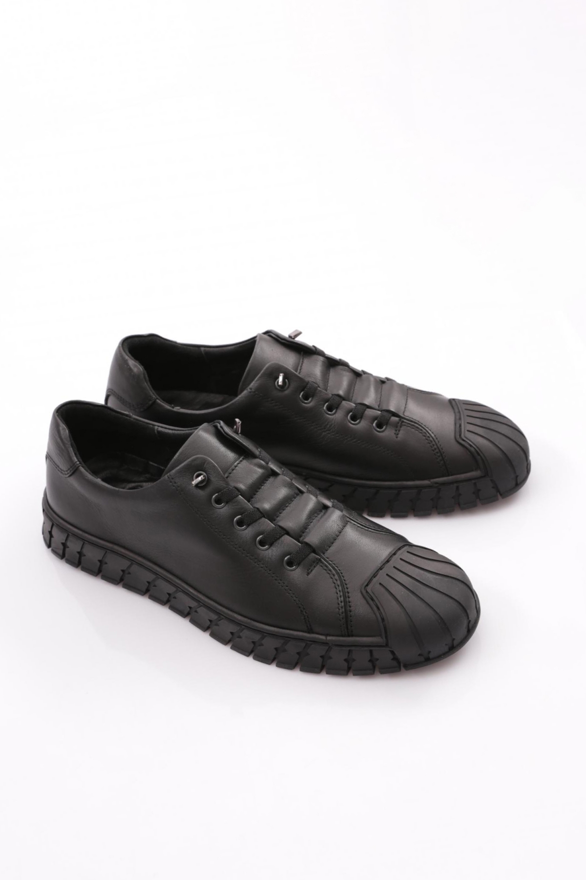 9870 Erkek Kapali Bağcikli Sneaker Ayakkabi - Görsel 3