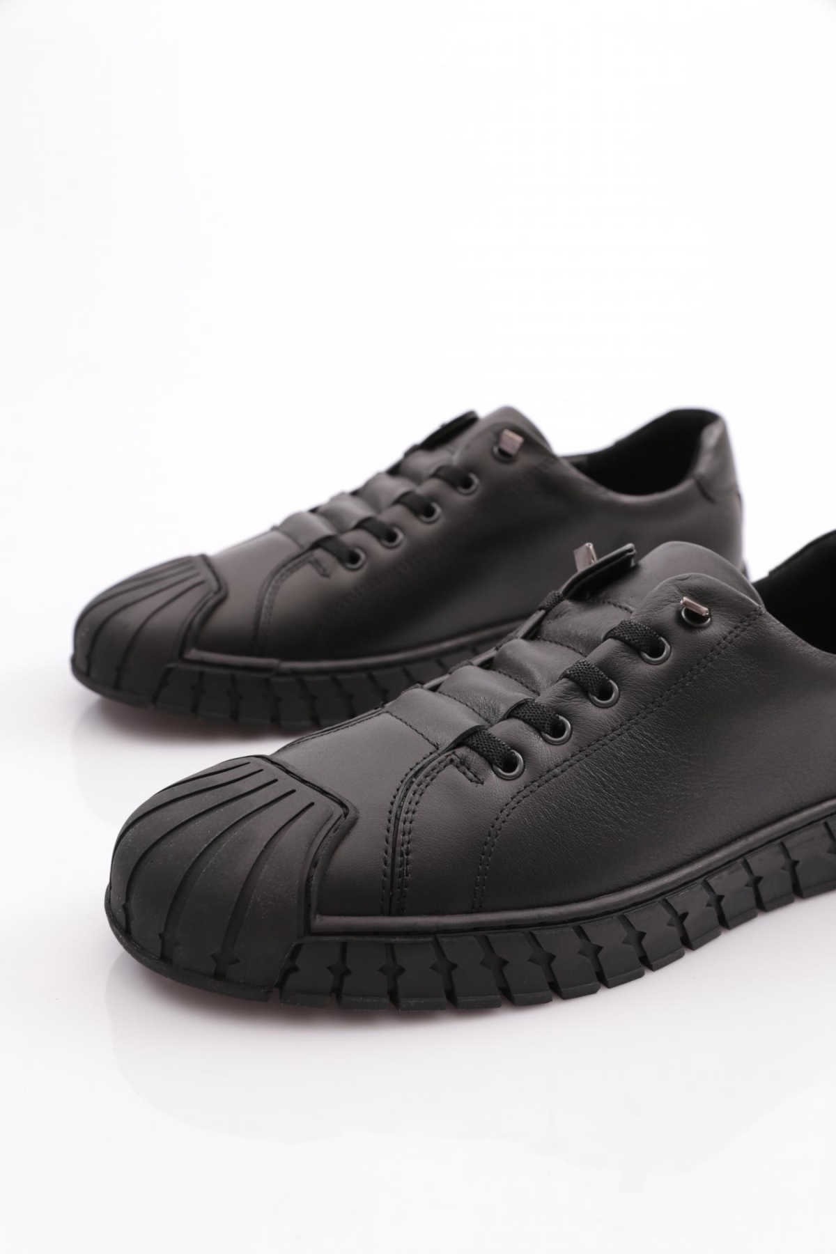 9870 Erkek Kapali Bağcikli Sneaker Ayakkabi - Görsel 5