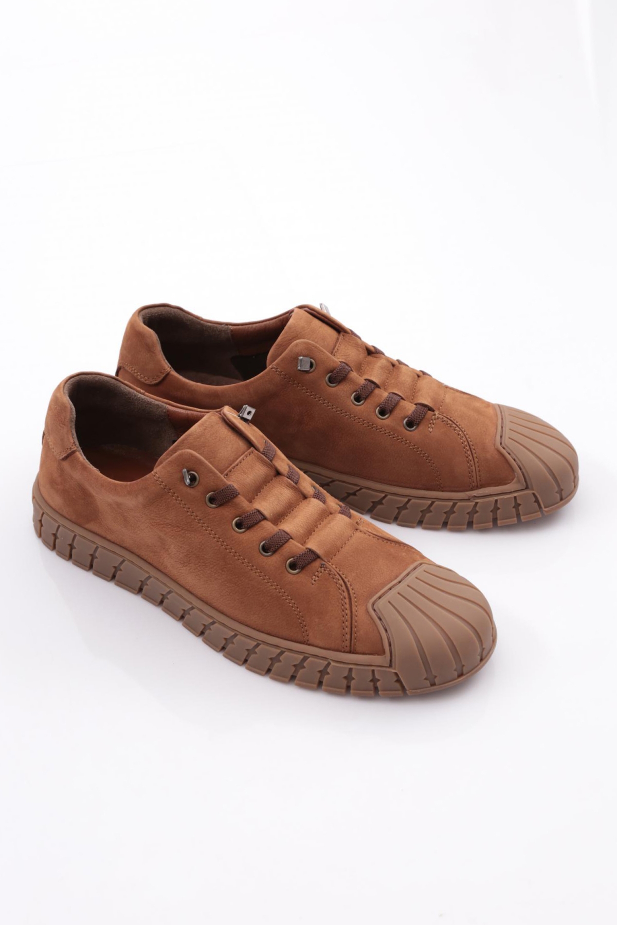 9870 Erkek Kapali Bağcikli Sneaker Ayakkabi - Görsel 3