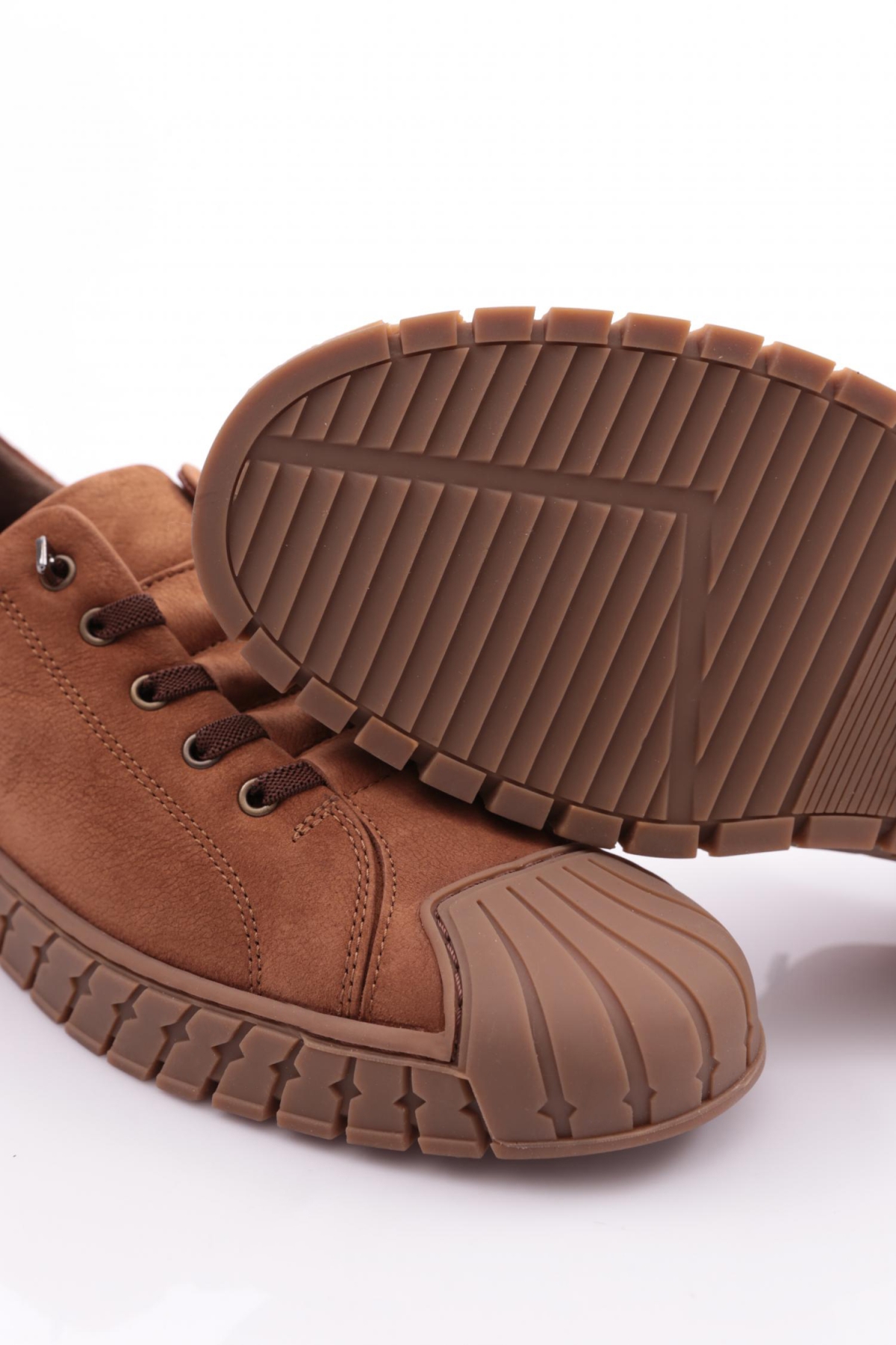 9870 Erkek Kapali Bağcikli Sneaker Ayakkabi - Görsel 5