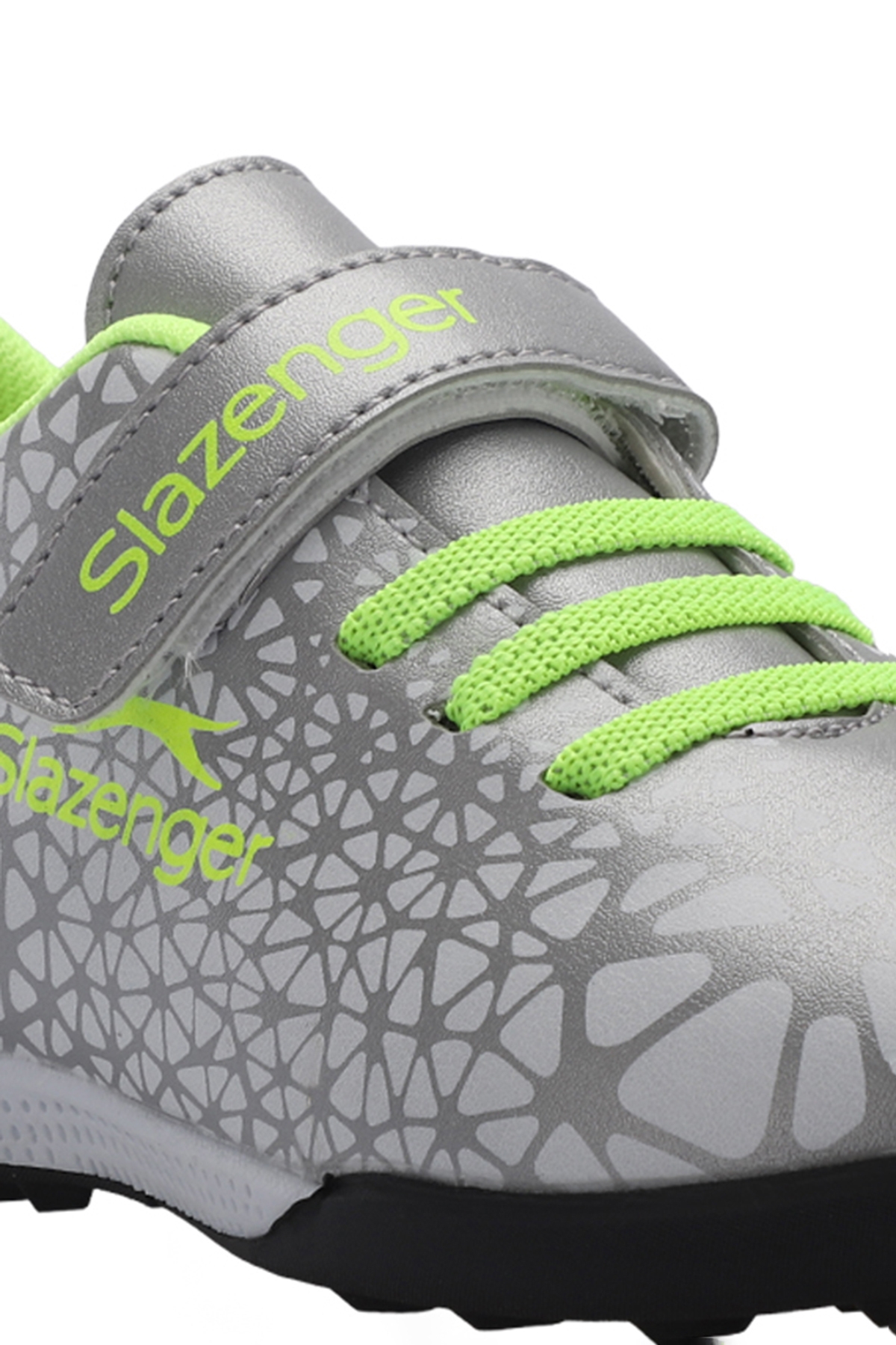 CRYSTAL Unisex Çocuk Futbol Ayakkabı Gri - Görsel 5