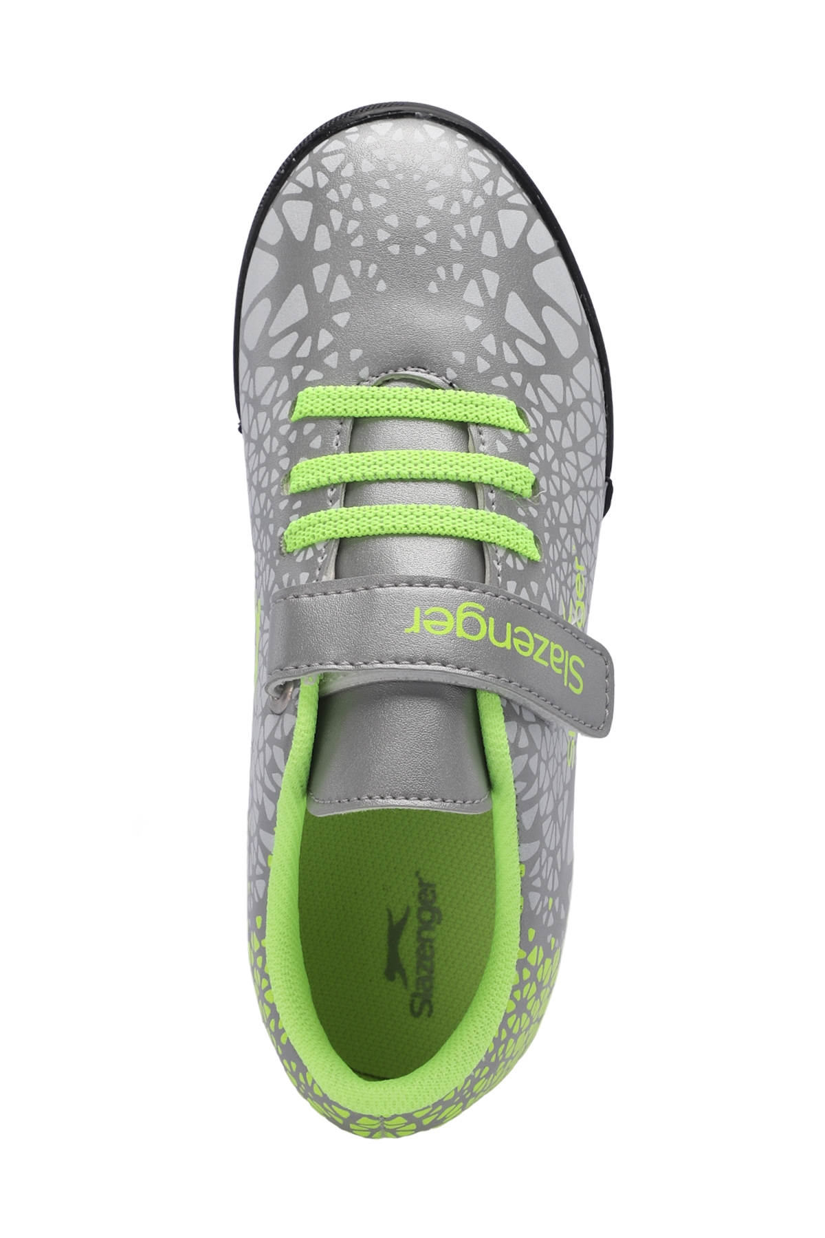 CRYSTAL Unisex Çocuk Futbol Ayakkabı Gri - Görsel 6