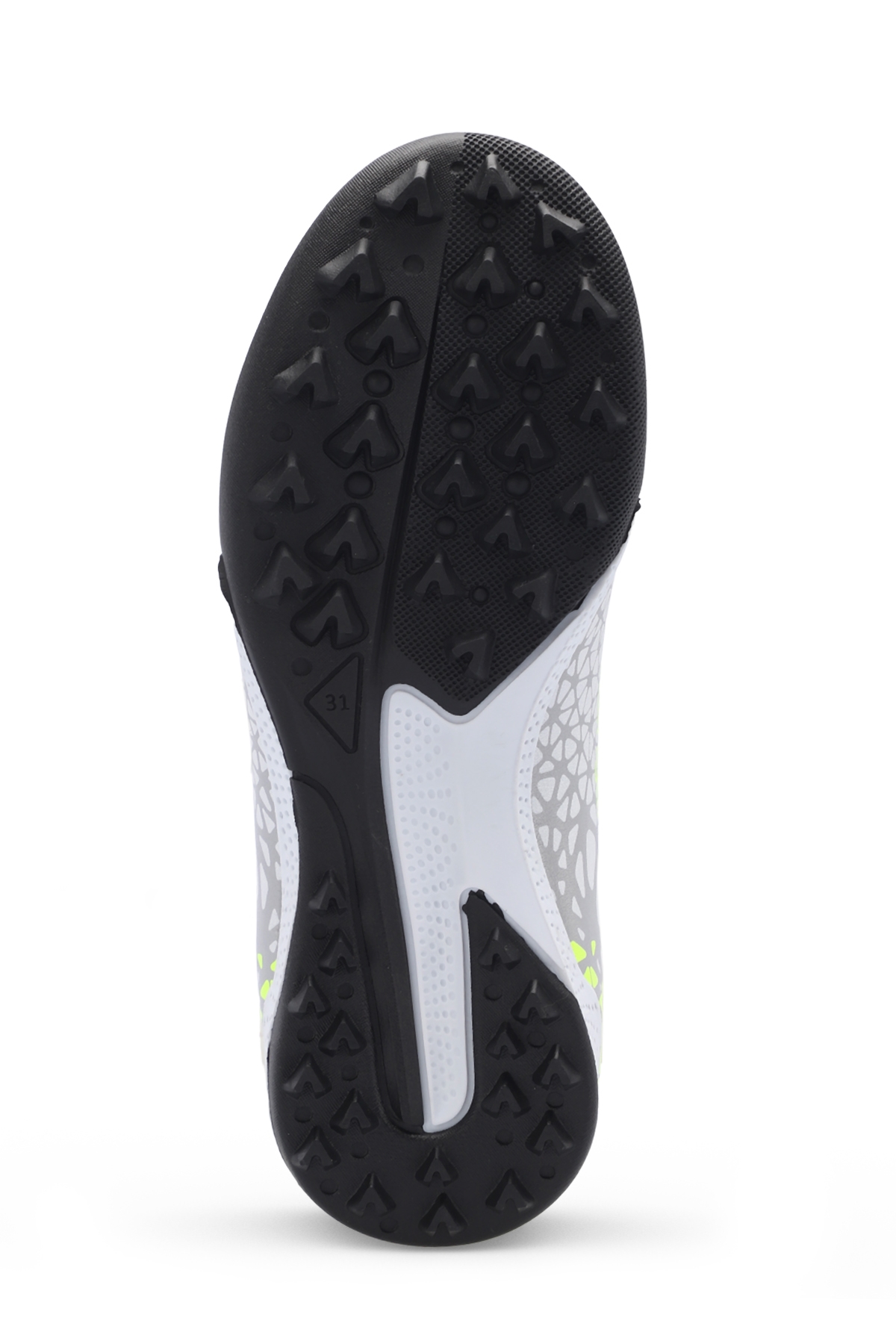 CRYSTAL Unisex Çocuk Futbol Ayakkabı Gri - Görsel 8