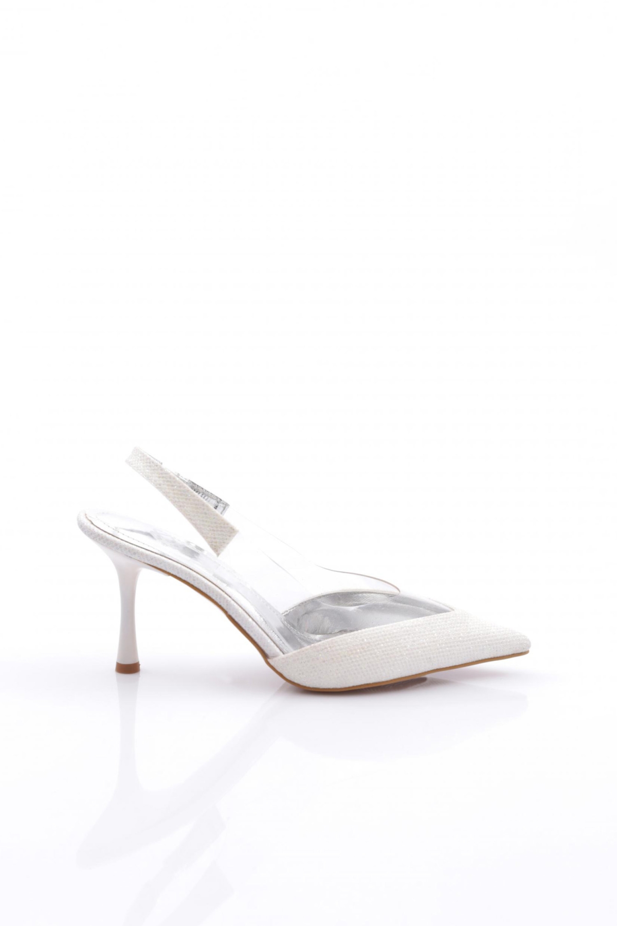 7008 Kadin Arkadan Bağlama Topuklu Ayakkabi - Görsel 2