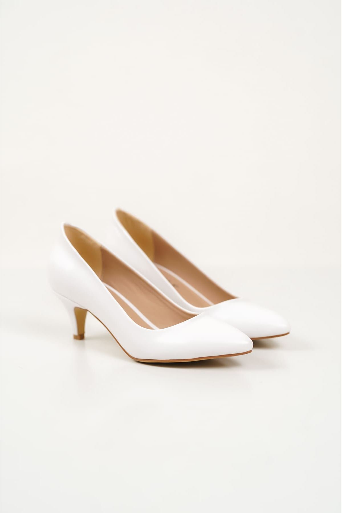 Nish Exclusive 324 Kadın Deri Klasik Stiletto - Görsel 2