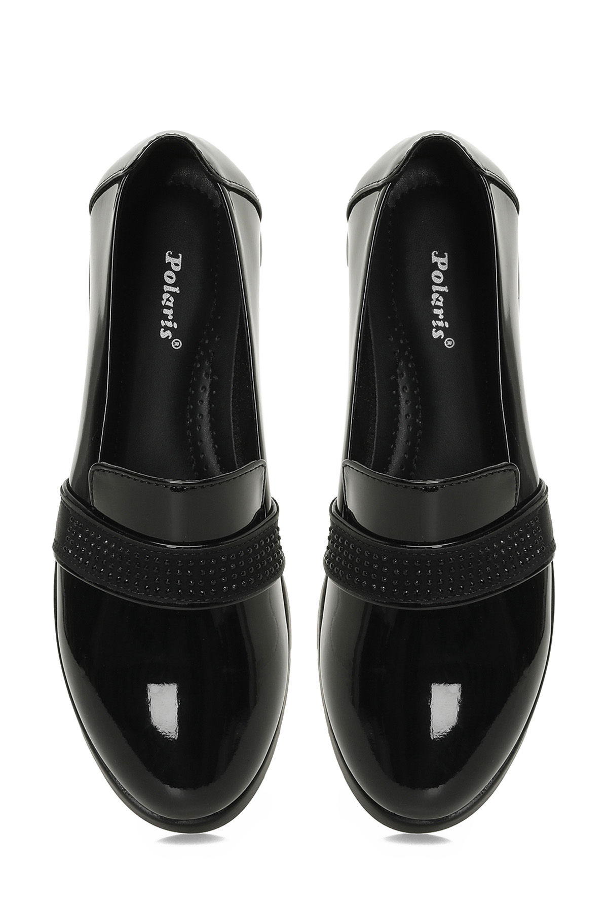 166541.RZ4PR Siyah Kadın Loafer - Görsel 5