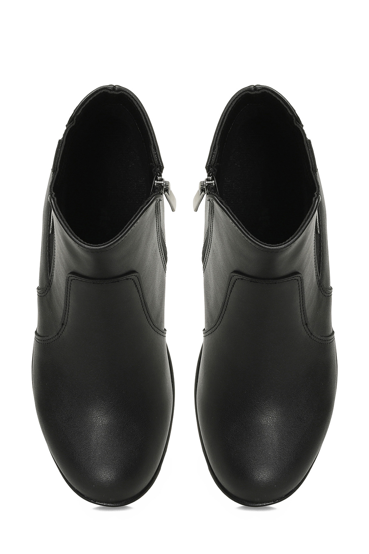 162297.Z4PR Siyah Kadın Dolgu Topuk Bot - Görsel 5