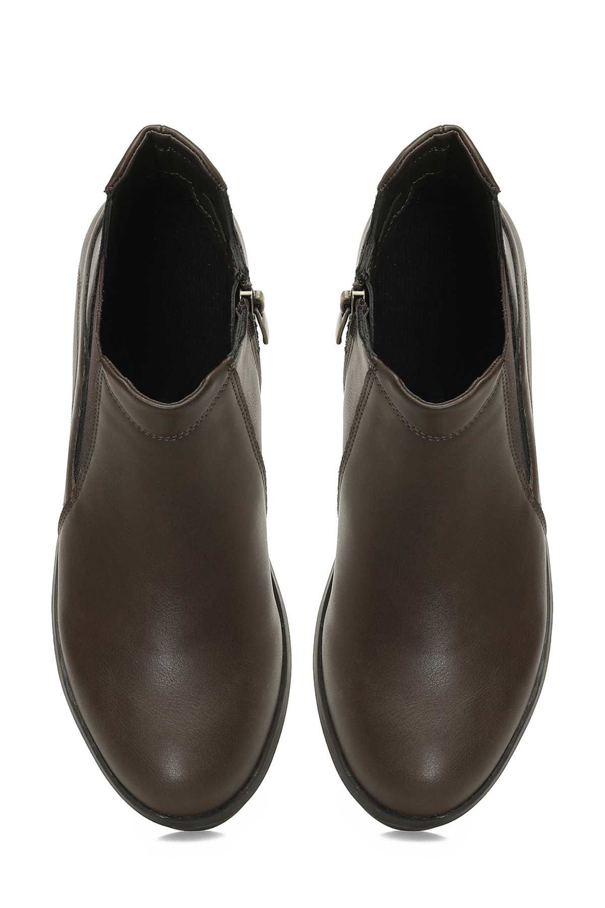 Polaris Polaris 166598.Z4PR Kahverengi Kadın Düz Bot Flo'da! Kahverengi - 5. görsel