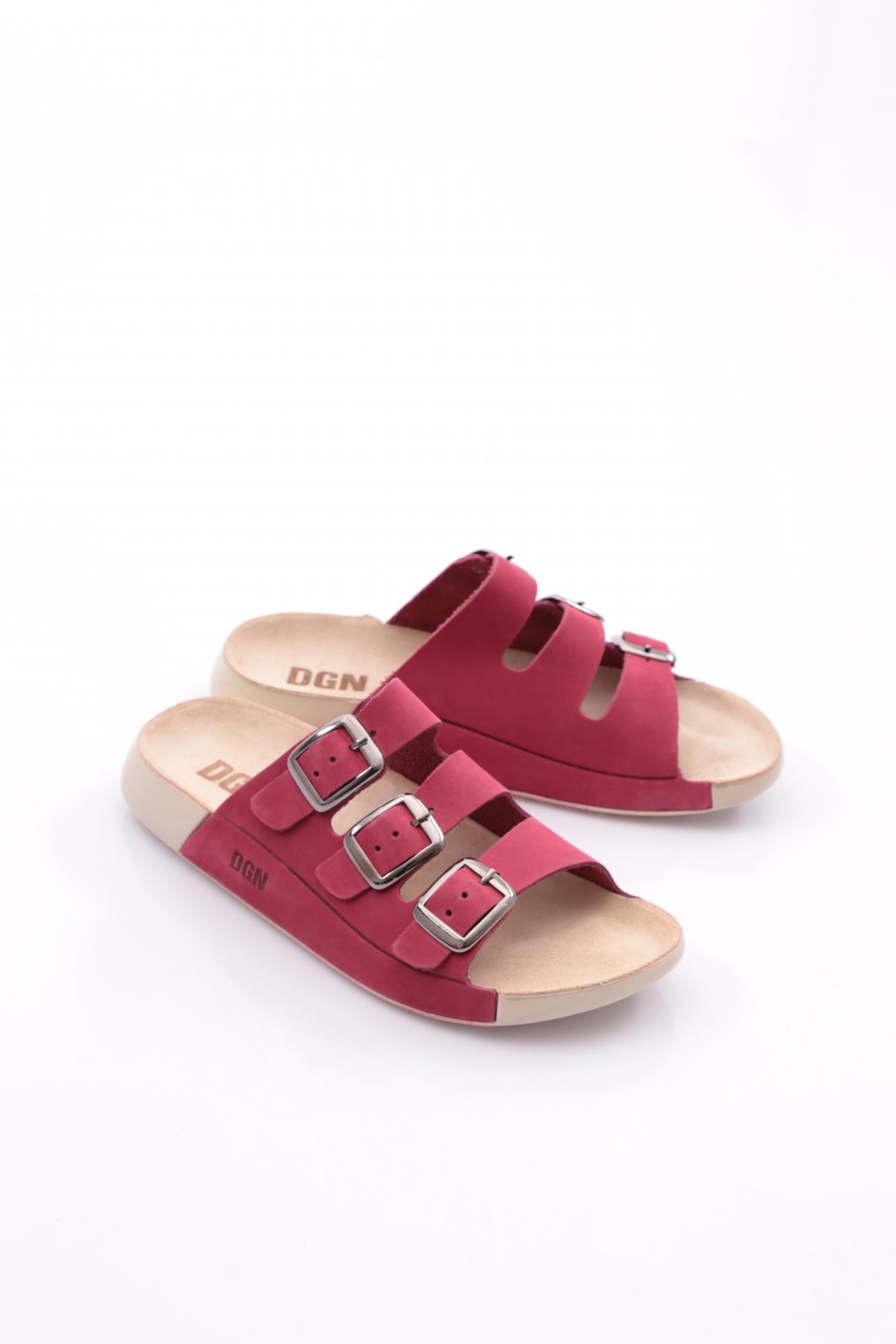 P29 Kadin Tokali Üç Bantli Terlik - Görsel 3