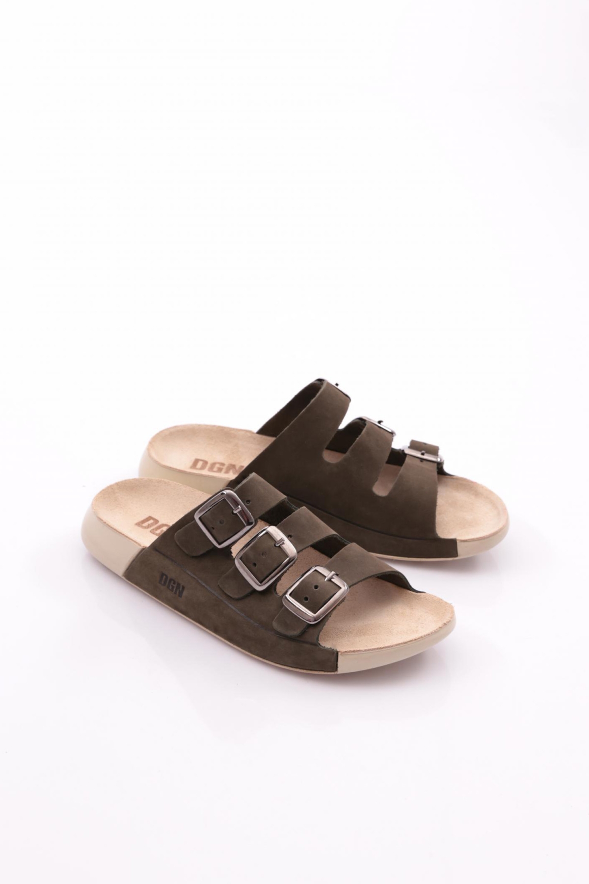 P29 Kadin Tokali Üç Bantli Terlik - Görsel 3