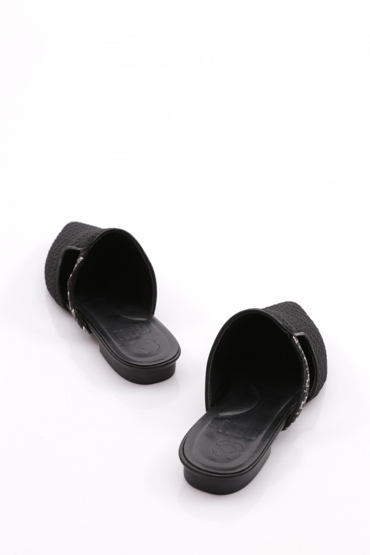 Pm386-K573 Kadin Taş Süslemeli Terlik - Görsel 4